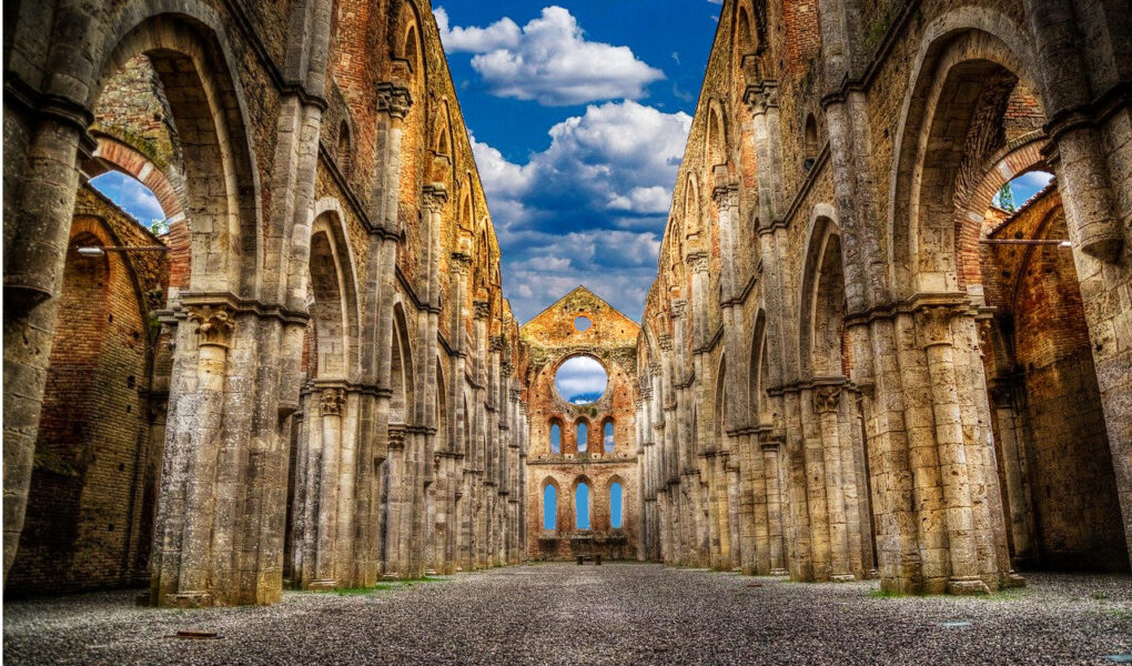 San Galgano abbey Tuscany