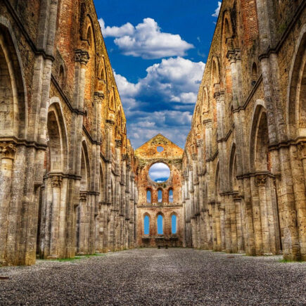 San Galgano abbey Tuscany